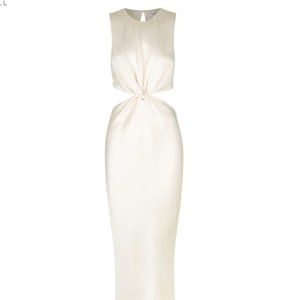 La Lune Twist Front Sleeveless Midi Dress